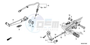 NC700SC drawing PEDAL