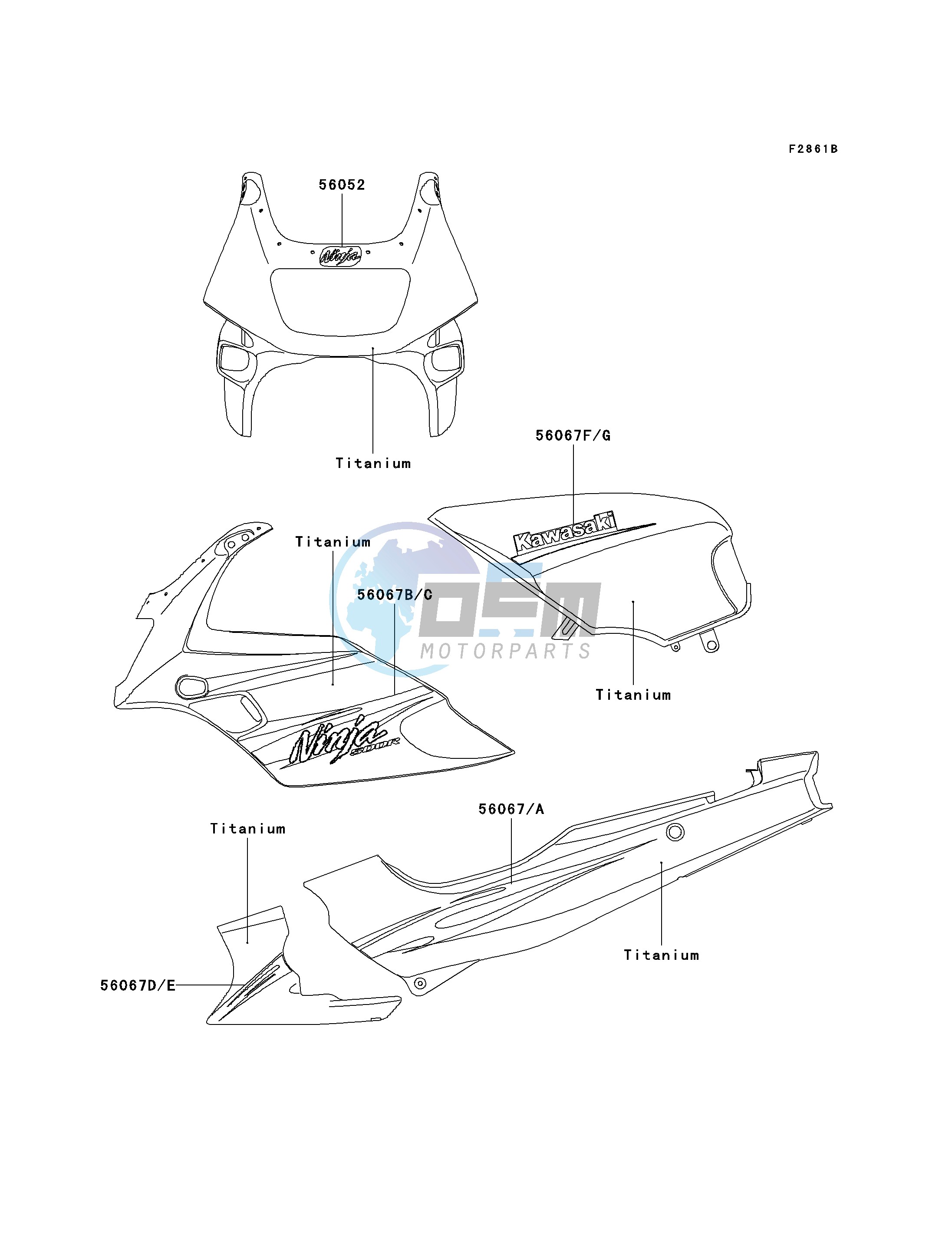 DECALS-- TITANIUM- --- D7F- -