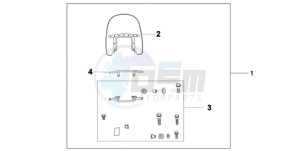 VT750C9 Australia - (U / MME) drawing CUSTOM WINDSHIELD