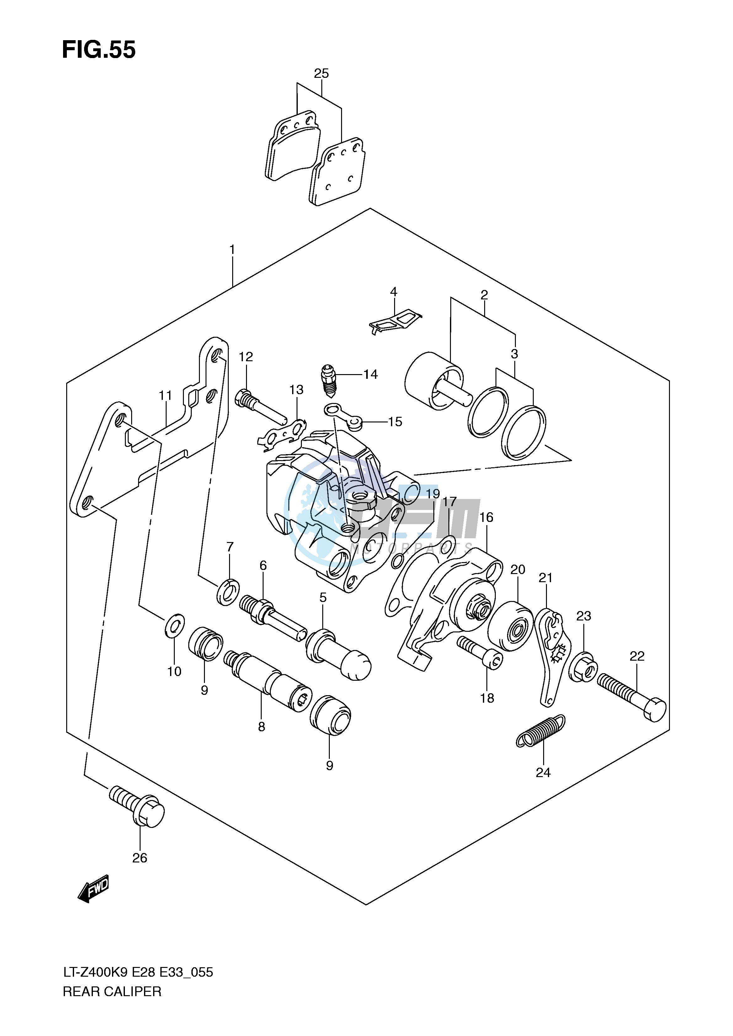 REAR CALIPER