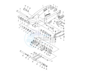 WR F 250 drawing REAR ARM