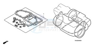 CBF1000T9 Ireland - (EK) drawing GASKET KIT B