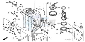 CBR1000RAA UK - (E / ABS MKH) drawing FUEL TANK/FUEL PUMP