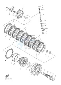 YZF-R1 998 R1 (2CRJ 2CRK) drawing CLUTCH