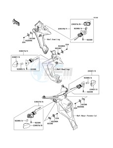 VERSYS KLE650A9F GB XX (EU ME A(FRICA) drawing Turn Signals