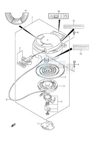 DF 2.5 drawing Recoil Starter