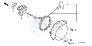 TRX420FEA Australia - (U / 4WD) drawing RECOIL STARTER