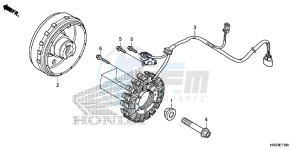 TRX420TE1E TRX420 ED drawing GENERATOR