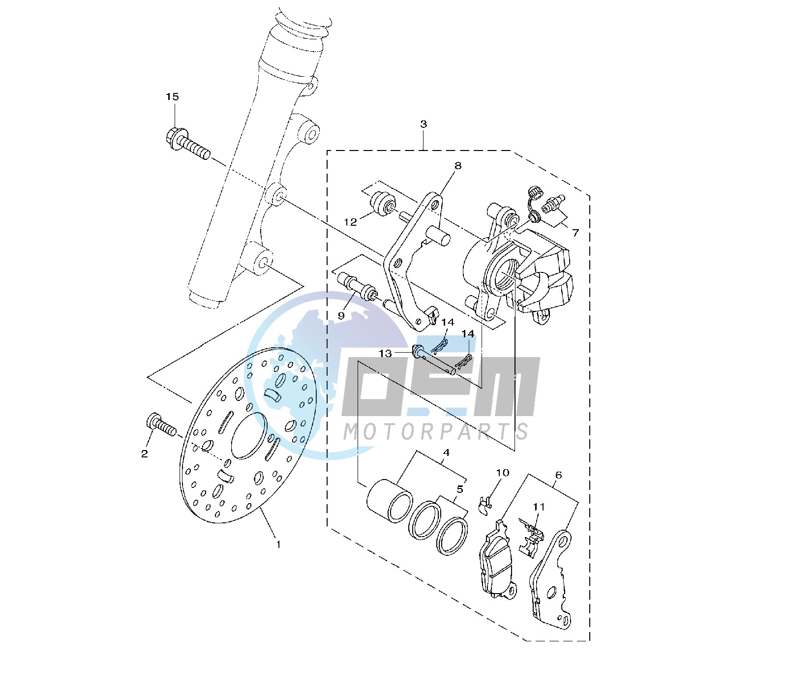 FRONT BRAKE CALIPER