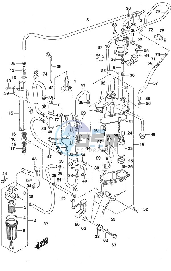 Fuel Pump/Fuel Vapor Separator