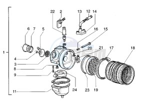 VELOFAX 50 drawing Carburetor