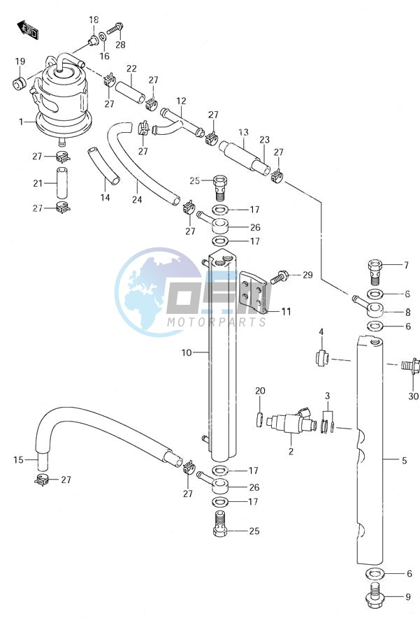 Fuel Injector (S/N 152526 & Older)