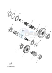 CZD300-A X-MAX 300 (BY31 BY31 BY31 BY31 BY31) drawing TRANSMISSION