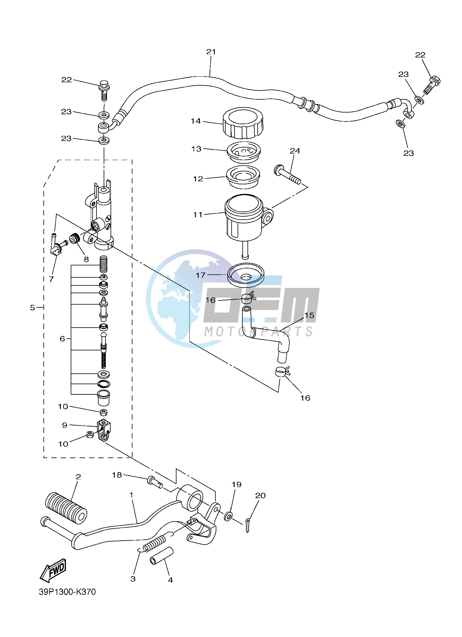 REAR MASTER CYLINDER