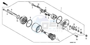 TRX250TMA U drawing STARTING MOTOR