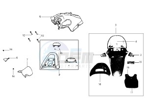 SHARK - 125 cc drawing TAILLIGHT