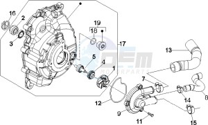 GTS 250 ABS drawing Cooler pump