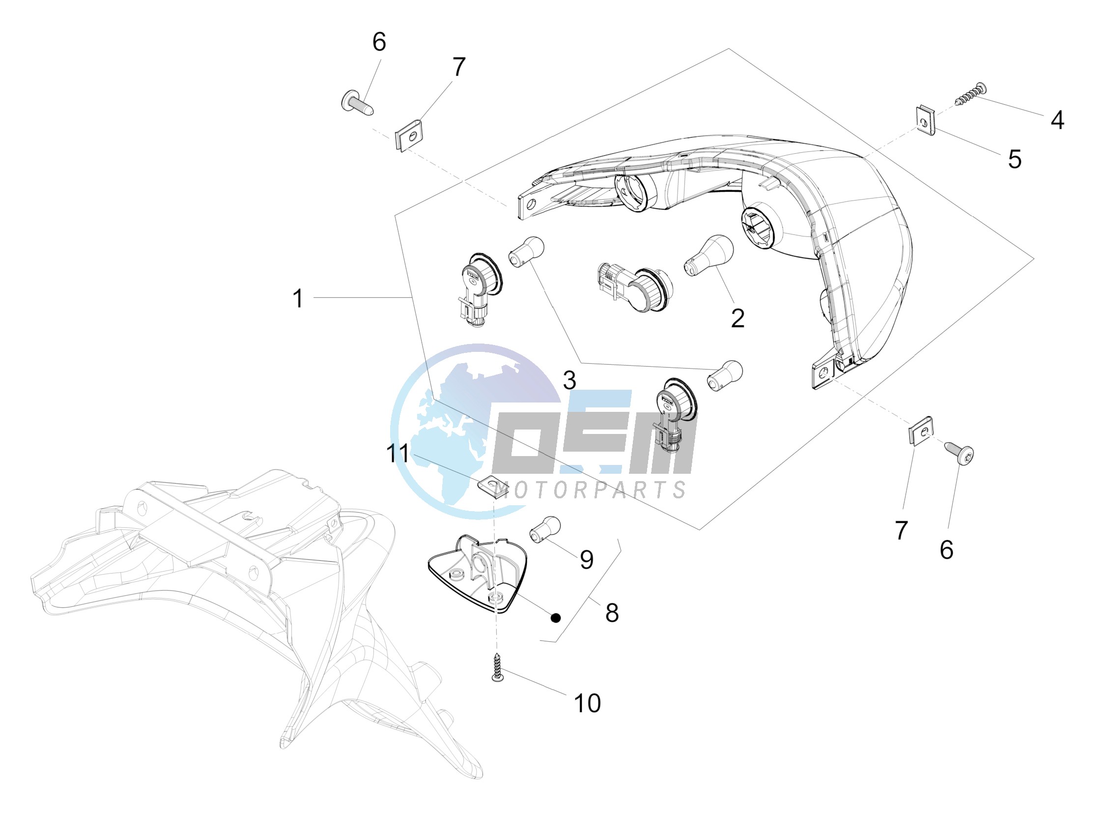 Rear headlamps - Turn signal lamps