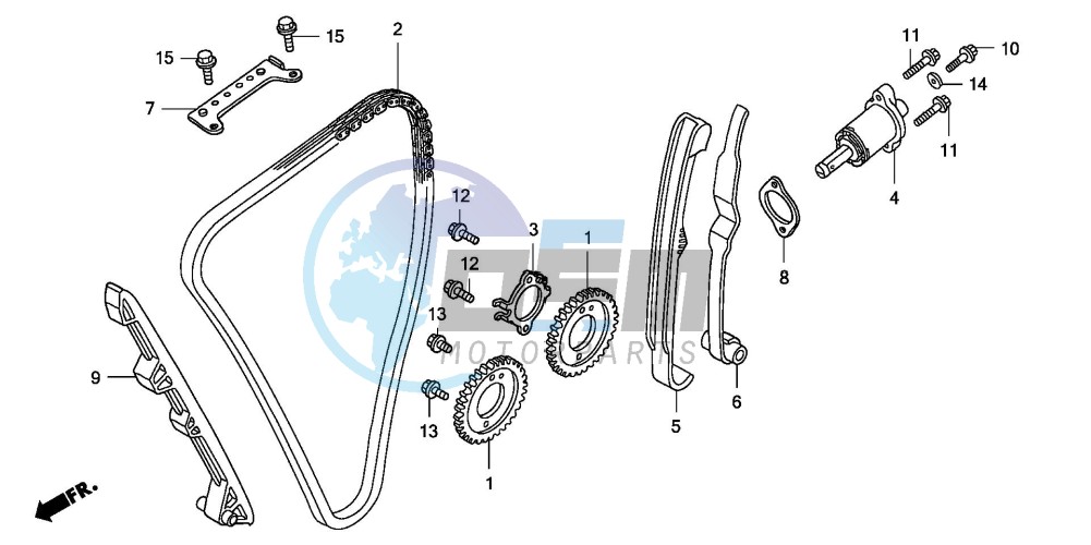 CAM CHAIN/TENSIONER