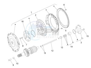 California 1400 Custom ABS 1380 WEG drawing Clutch