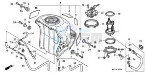 CBR1000RA9 UK - (E / ABS MKH) drawing FUEL TANK/FUEL PUMP