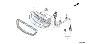 NC750XDH Europe Direct - (ED) drawing PARKING BRAKE LEVER