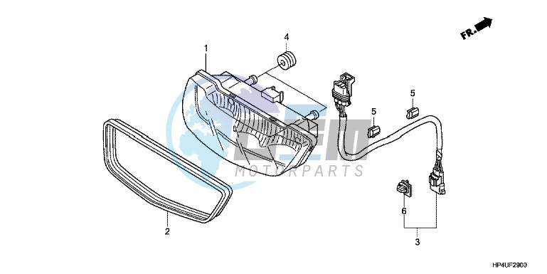 PARKING BRAKE LEVER