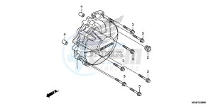 CB600FD Hornet 3ED drawing GENERATOR COVER