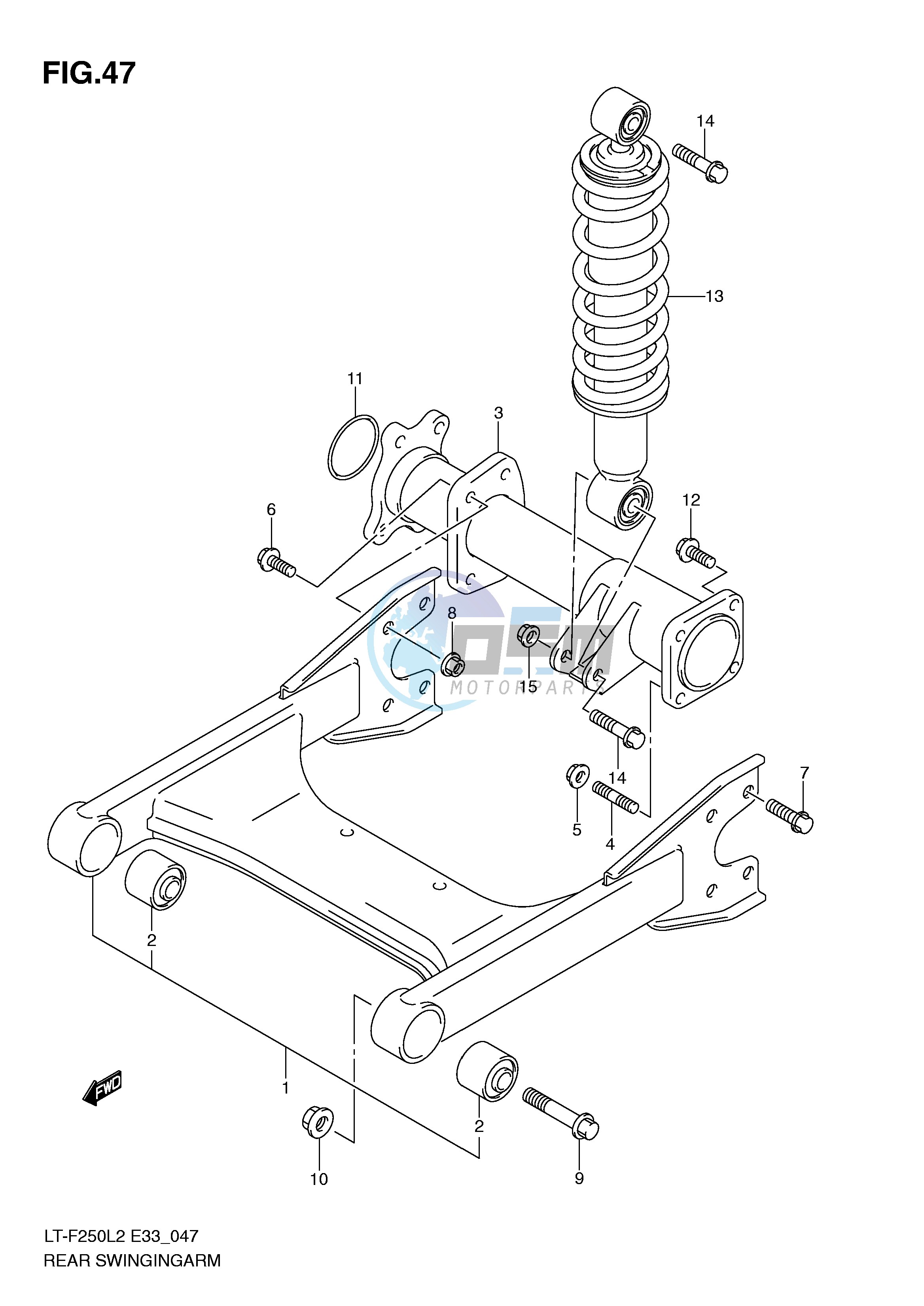 REAR SWINGINGARM