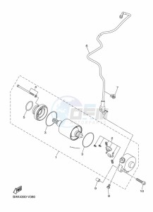 WR250F (BAK4) drawing STARTING MOTOR