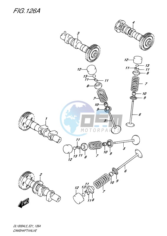 CAMSHAFT, VALVE