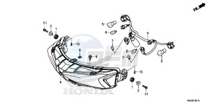 NSS300AD Forza E drawing REAR COMBINATION LIGHT