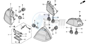 GL1800 drawing REAR COMBINATION LIGHT (GL1800A1/A2/A3/A4/A5)