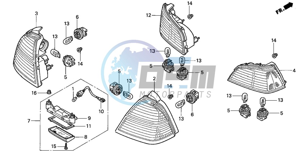 REAR COMBINATION LIGHT (GL1800A1/A2/A3/A4/A5)