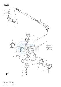 LT-A750X (P17) drawing STEERING KNUCKLE