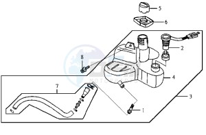 JET EURO X 50 E2 drawing OIL TANK