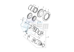 XVS A DRAG STAR CLASSIC 1100 drawing STARTER GEARS