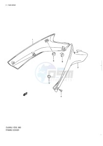 DL650 ABS V-STROM EU-UK drawing FRAME COVER