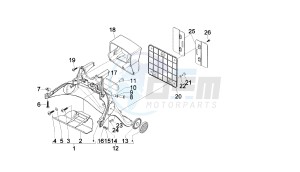 BOULEVARD - 100 CC 4T drawing MUDGUARD FLAP