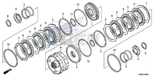 TRX680FAG Wave 110 - AFS110 UK - (E) drawing CLUTCH (2 3)