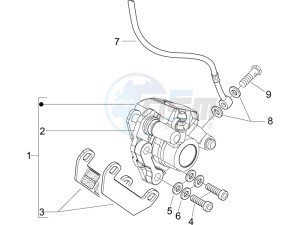 storm 50 drawing Brakes hose  - Calipers