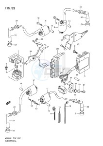 VL800 (E2) VOLUSIA drawing ELECTRICAL (VL800CL1 E19)