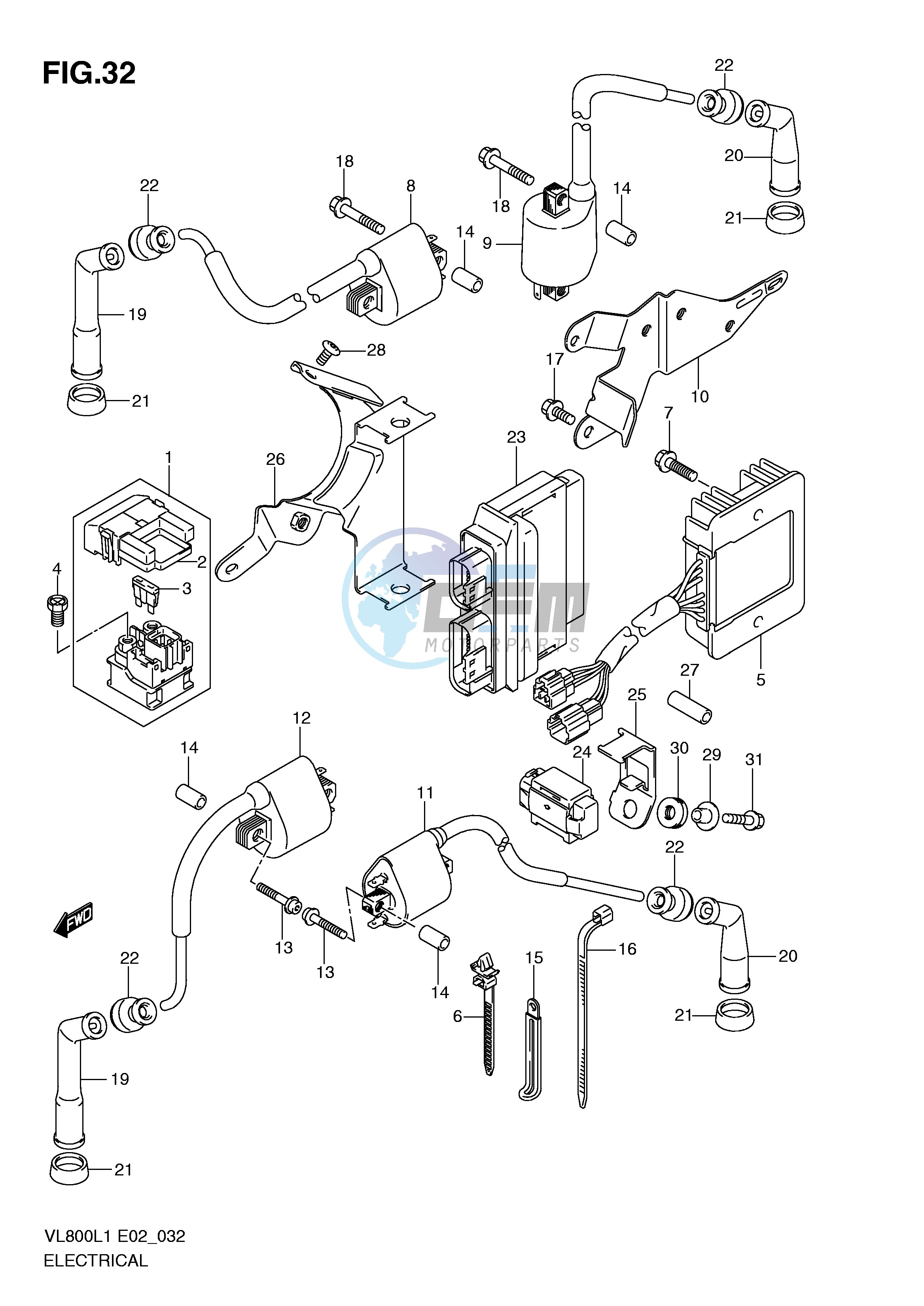 ELECTRICAL (VL800CL1 E19)