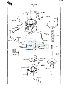 KL 250 D [KLR250] (D4-D6) [KLR250] drawing CARBURETOR