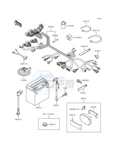 ZX 750 K [NINJA ZX-7R] (K1-K2) [NINJA ZX-7R] drawing ELECTRICAL EQUIPMENT