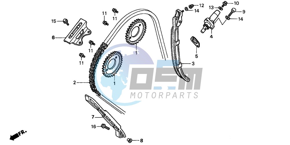 CAM CHAIN/TENSIONER