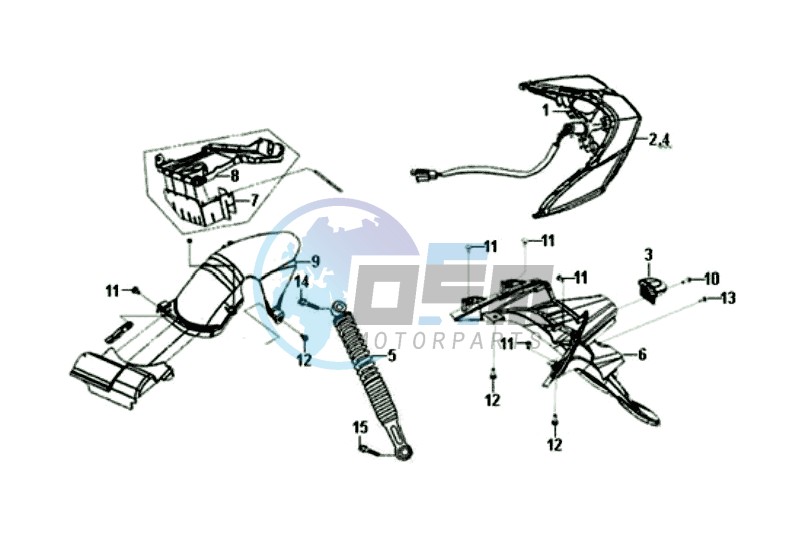 TAIL LIGHT - REAR SUSPENSION