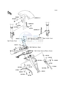 Z750 ZR750L8F GB XX (EU ME A(FRICA) drawing Fenders