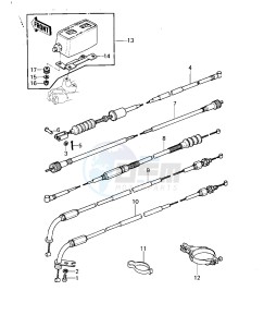 KLX 250 A [KLX250] (A1-A2) [KLX250] drawing CABLES_METER