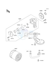 EN 500 C [VULCAN 500 LTD] (C6F-C9F) C9F drawing OIL PUMP_OIL FILTER